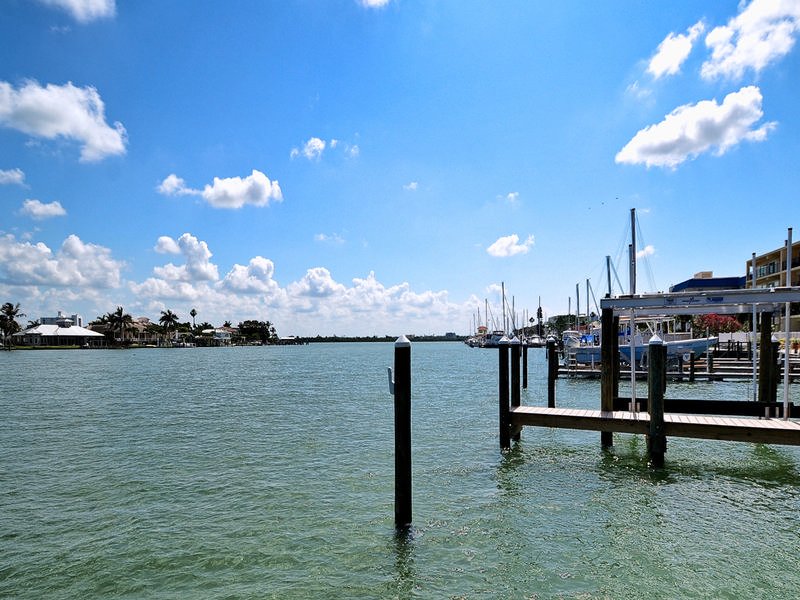 Water view from the dock.